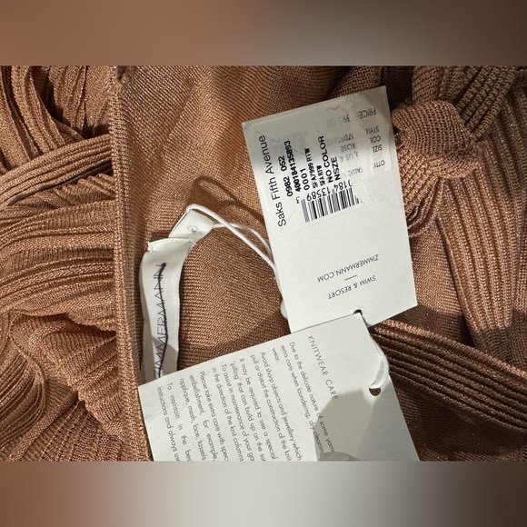 $1135 ZIMMERMANN 
Ottie Metallic Knit Midi Dress size 0/ xs - Picture 12 of 13